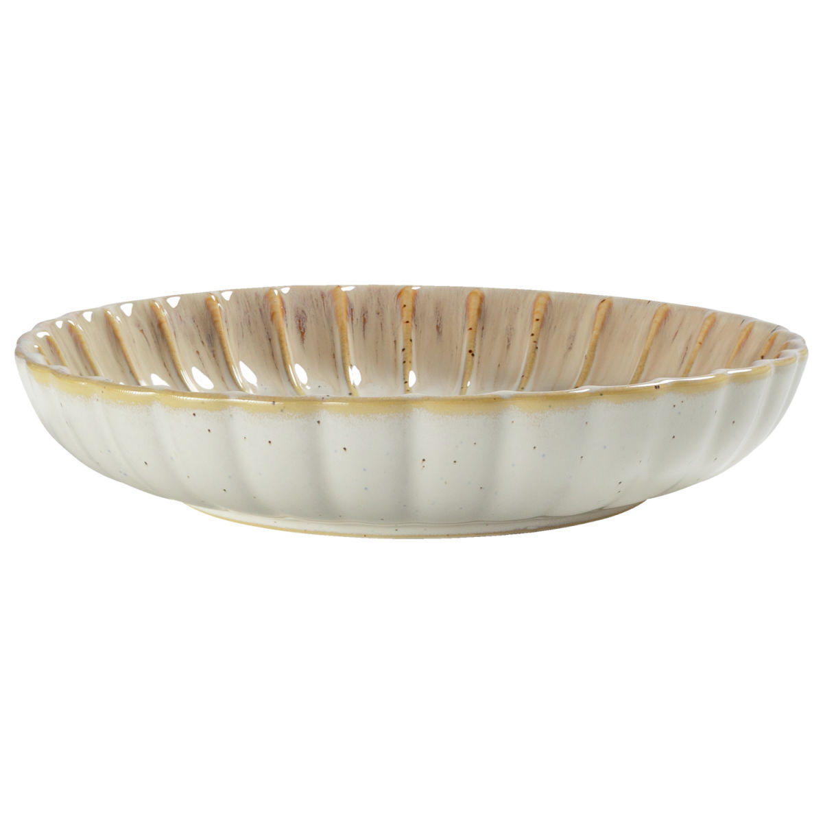 Vega Diep bord Flora; 300 ml, 23x4.6 cm (ØxH); rosa/beige; rond; 4 stuk / verpakking