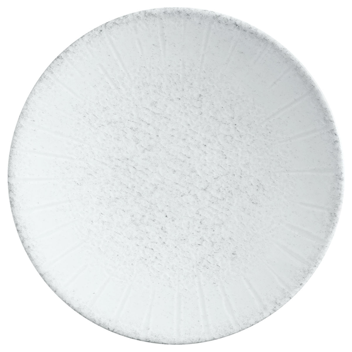 Vega Plat bord Caju zonder rand; 16 cm (Ø); wit/grijs; rond; 6 stuk / verpakking