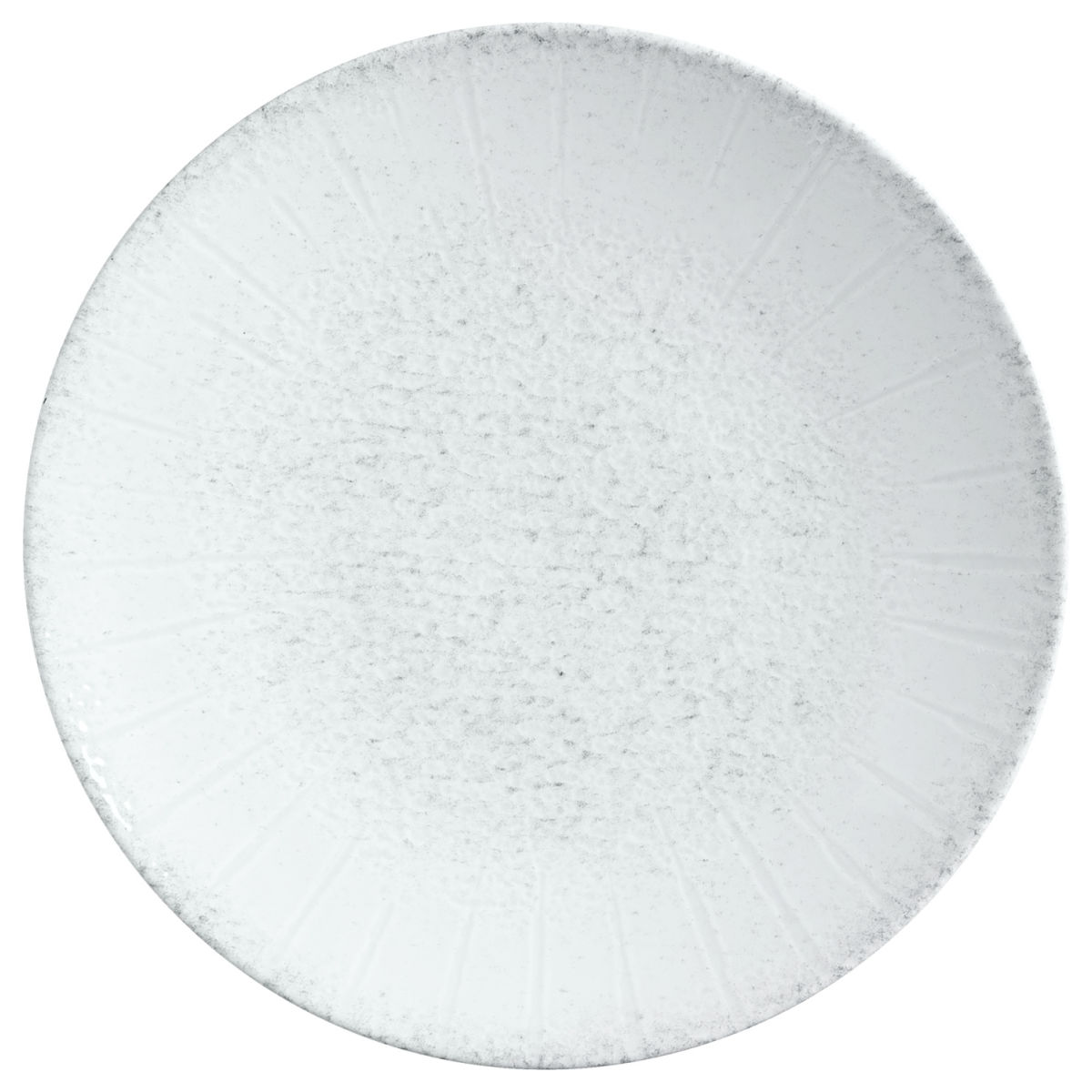 Vega Plat bord Caju zonder rand; 21 cm (Ø); wit/grijs; rond; 6 stuk / verpakking