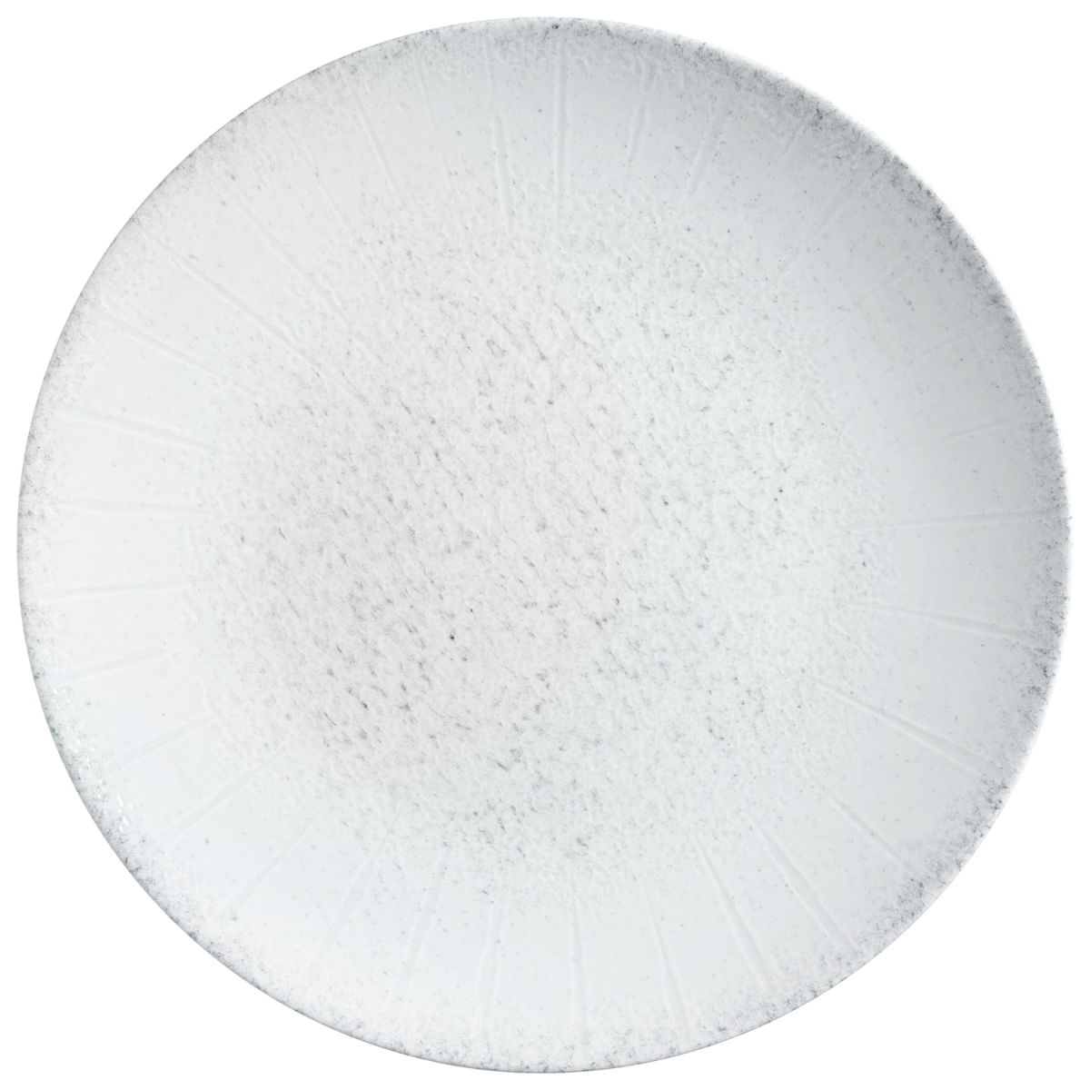 Vega Plat bord Caju zonder rand; 28 cm (Ø); wit/grijs; rond; 6 stuk / verpakking