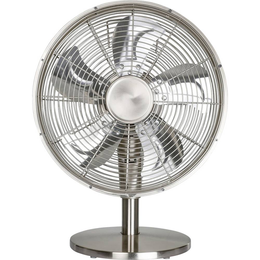 CasaFan Airos Eco Classic TV Tafelventilator Chroom (geborsteld) Timer
