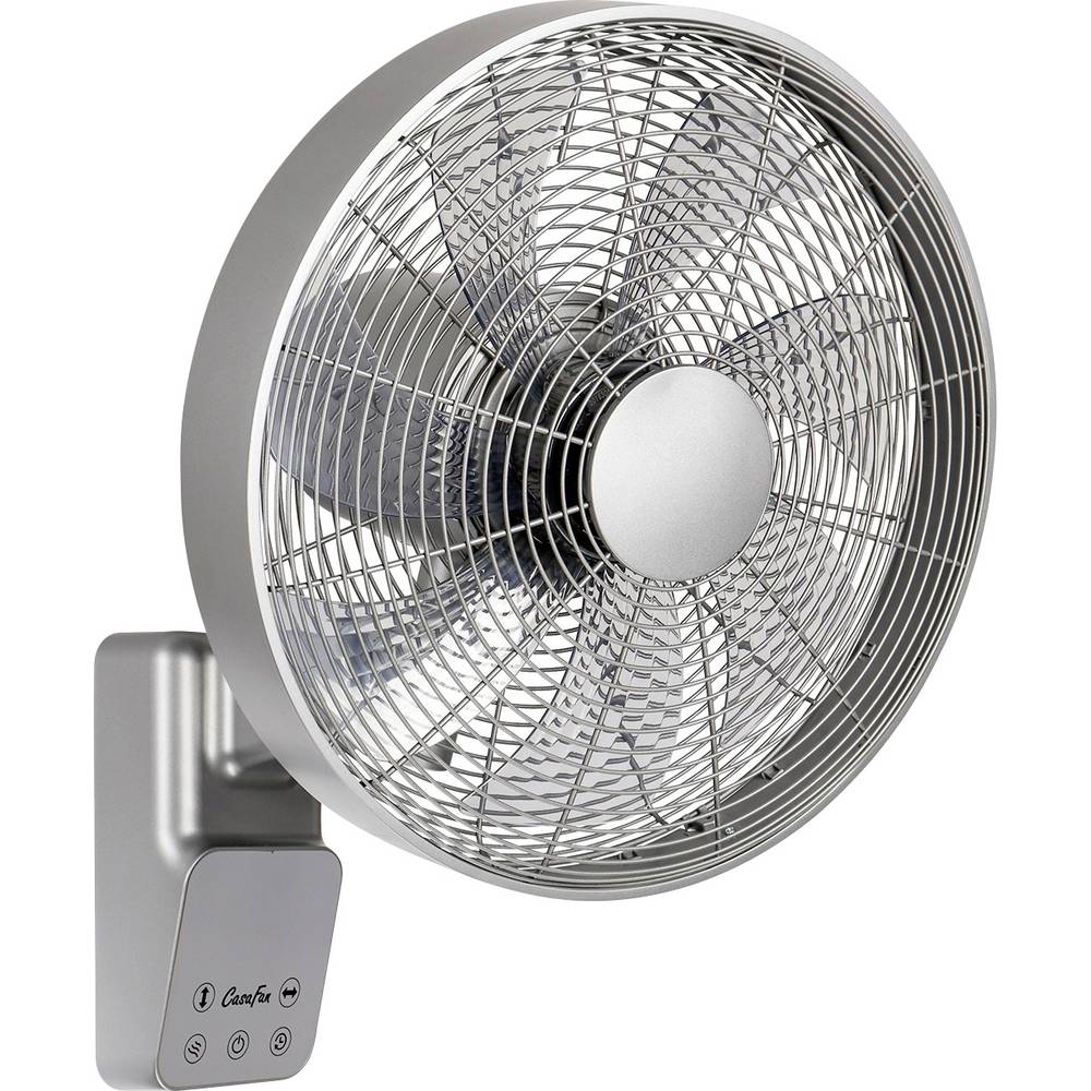 CasaFan AIROS ECO DESIGN WALL TS Wandventilator Titaanzilver Met afstandsbediening, Timer