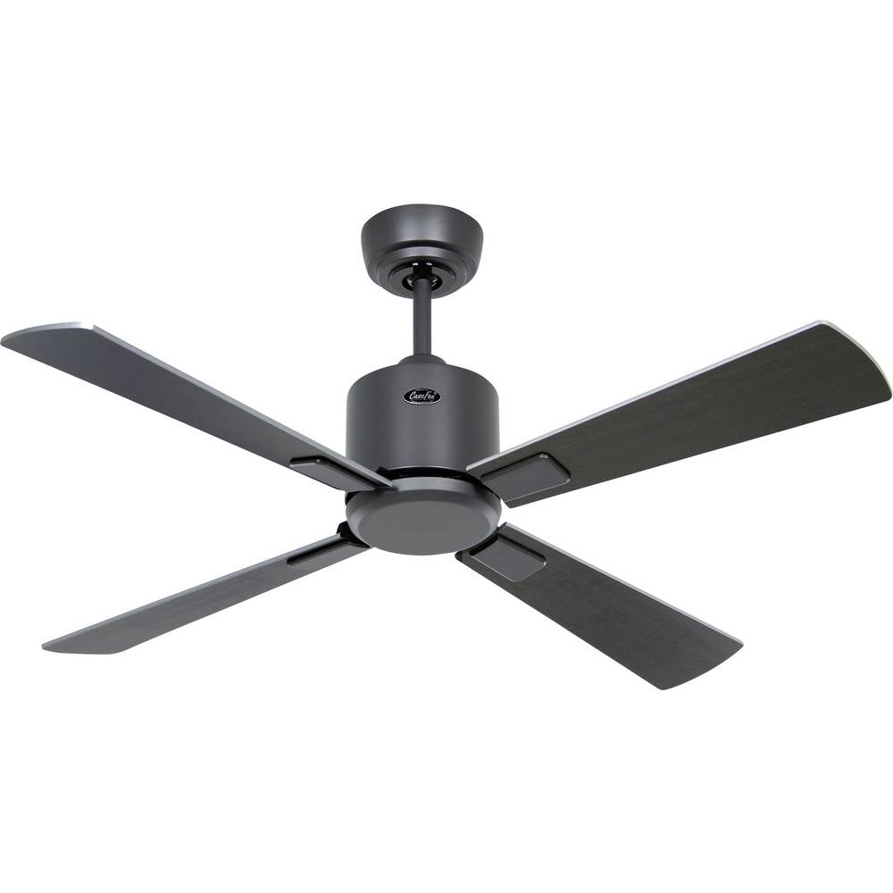 CasaFan ECO NEO III 103 BG-WN/SI WiFi Flügel Wenge/Silber Plafondventilator Basaltgrijs Met afstandsbediening, Timer, Met wintermodus, Bediening via App