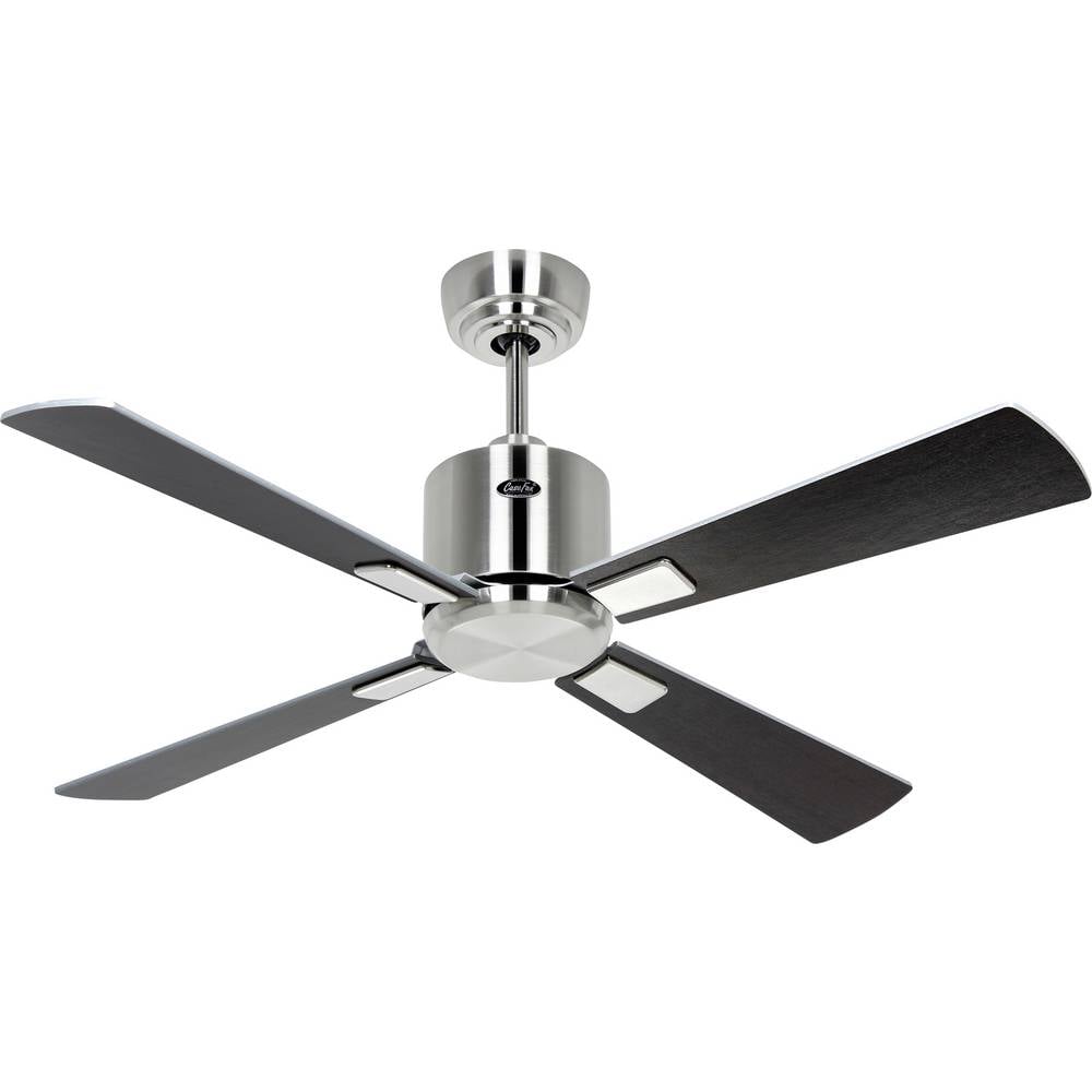 CasaFan ECO NEO III 103 BN-WN/SI WiFi Flügel Wenge/silber Plafondventilator Chroom (geborsteld) Met afstandsbediening, Timer, Met wintermodus, Bediening via App