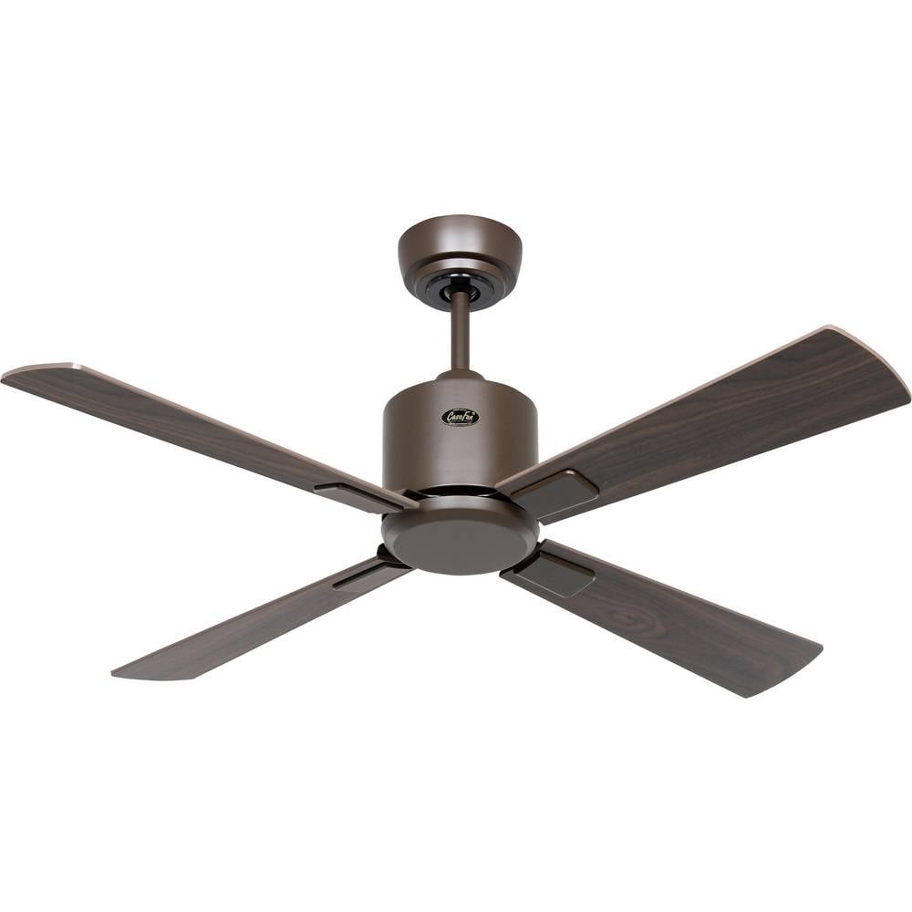 CasaFan ECO NEO III 103 BZ-NB/KI WiFi Flügel Nussbaum/Kirsche Plafondventilator Brons Met afstandsbediening, Timer, Met wintermodus, Bediening via App