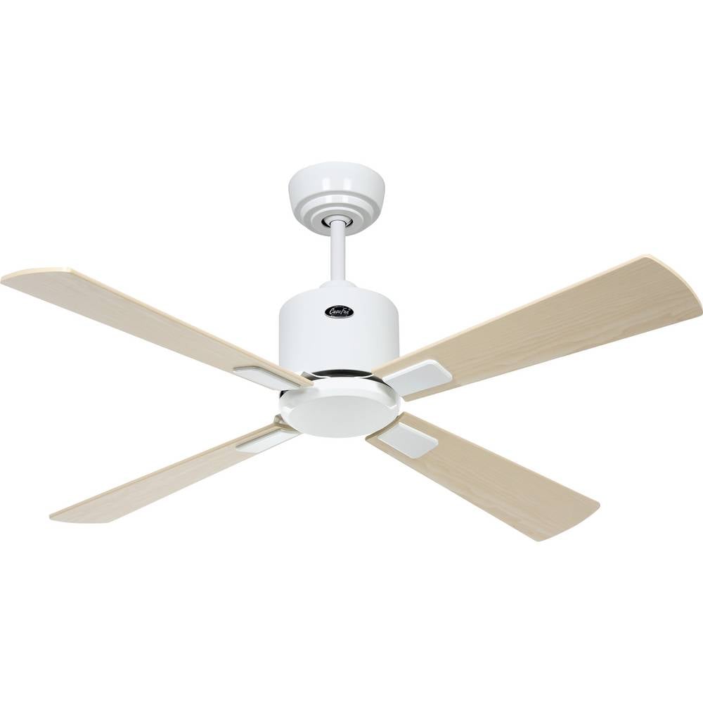 CasaFan ECO NEO III 103 WE-AH/BU WiFi Flügel Ahorn/Buche Plafondventilator Wit Met afstandsbediening, Timer, Met wintermodus, Bediening via App