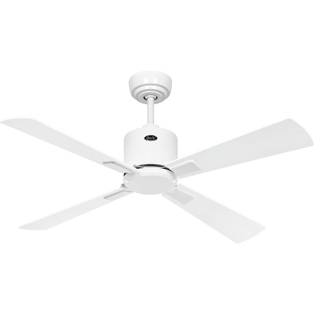 CasaFan ECO NEO III 103 WE-WE/LG WiFi Flügel Weiß/Lichtgrau Plafondventilator Wit Met afstandsbediening, Timer, Met wintermodus, Bediening via App