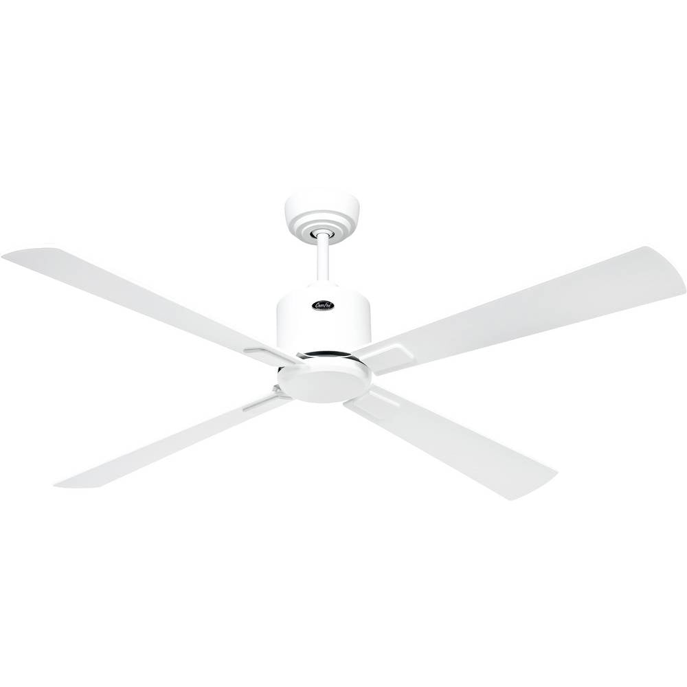 CasaFan ECO NEO III 132 WE-WE/LG WiFi Flügel Weiß/Lichtgrau Plafondventilator Wit Met afstandsbediening, Timer, Met wintermodus, Bediening via App