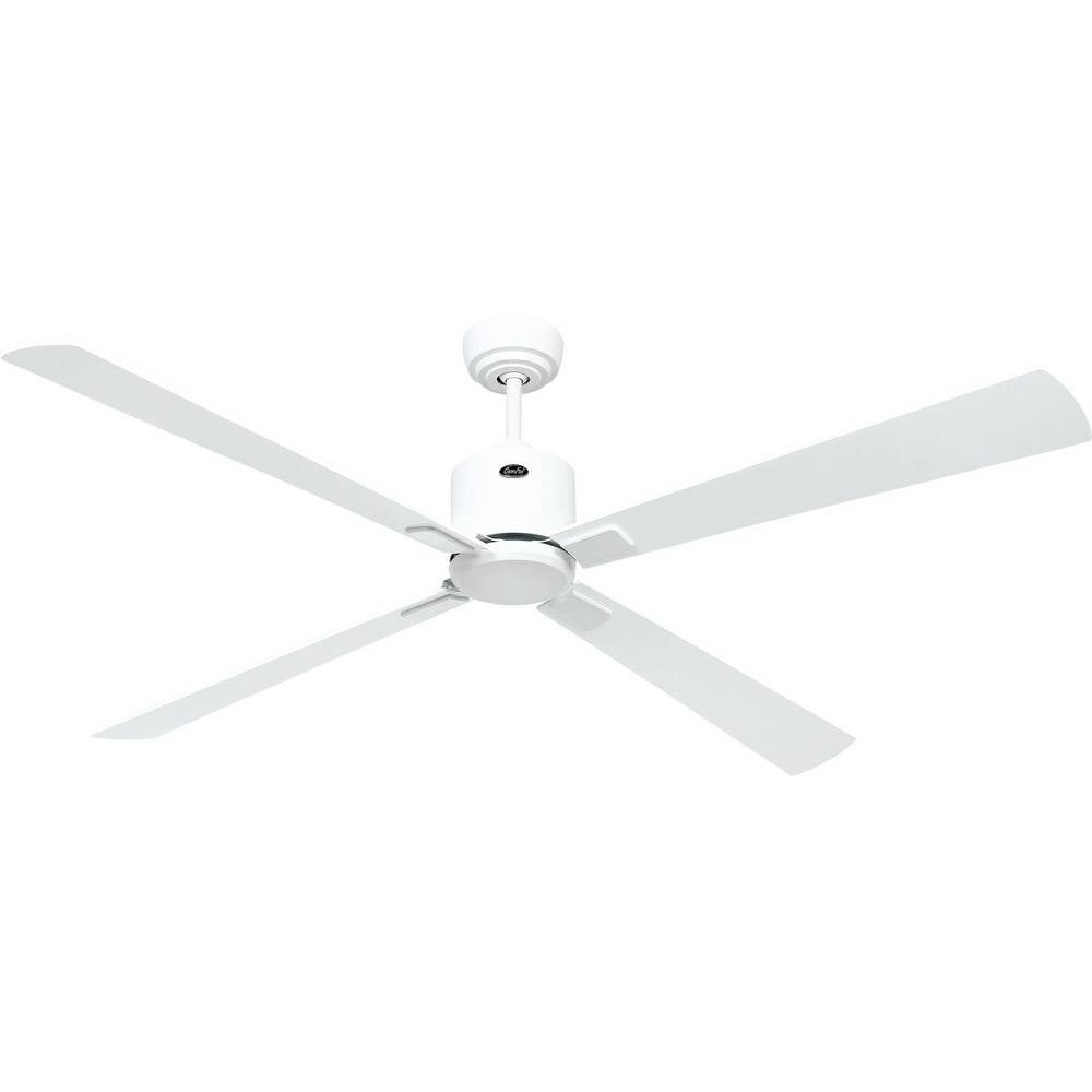 CasaFan ECO NEO III 152 WE-WE/LG WiFi Flügel Weiß/Lichtgrau Plafondventilator Wit Met afstandsbediening, Timer, Met wintermodus, Bediening via App