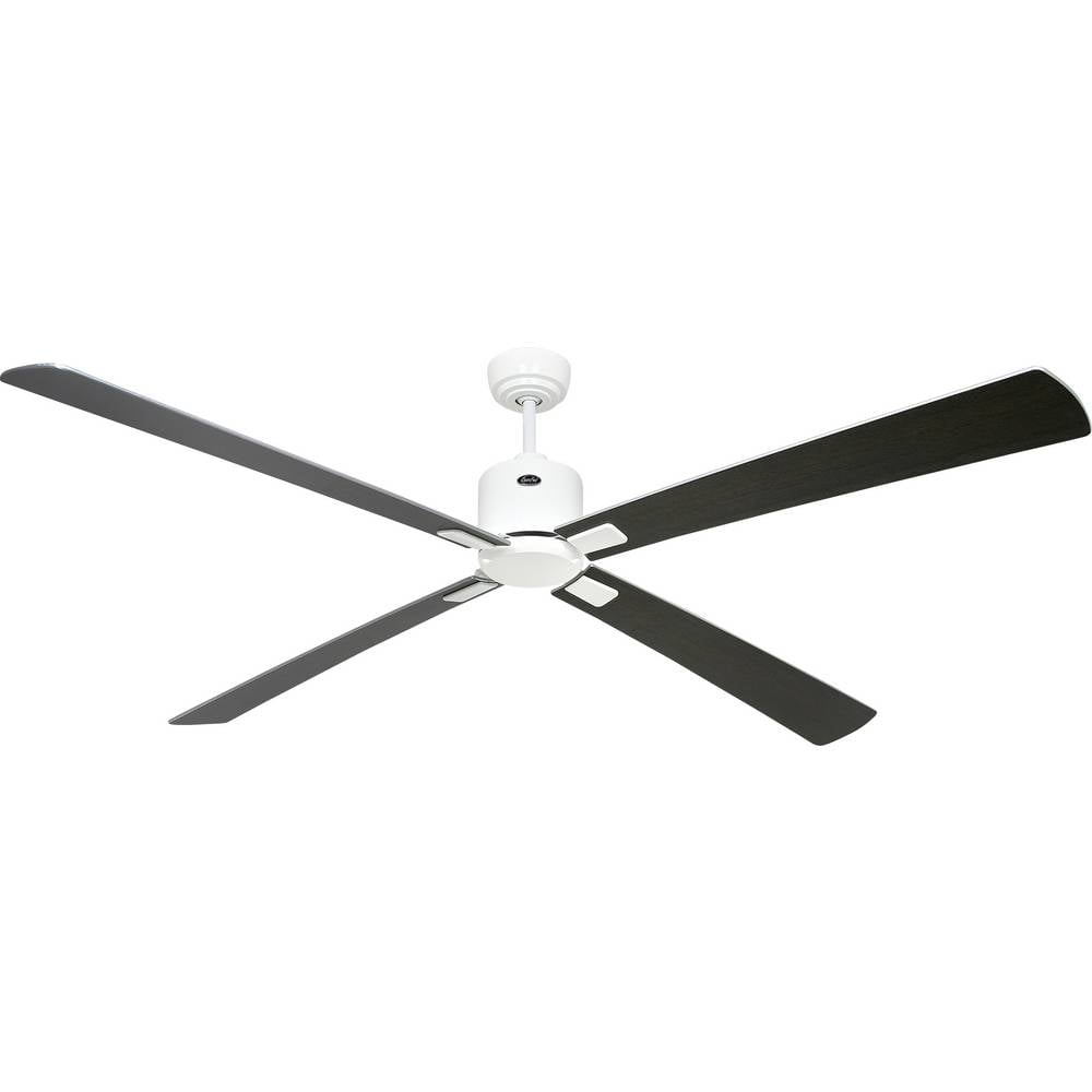 CasaFan ECO NEO III 180-4 WE-WN/SI WiFi Flügel Wenge/silber Plafondventilator Wit Met afstandsbediening, Timer, Met wintermodus, Bediening via App