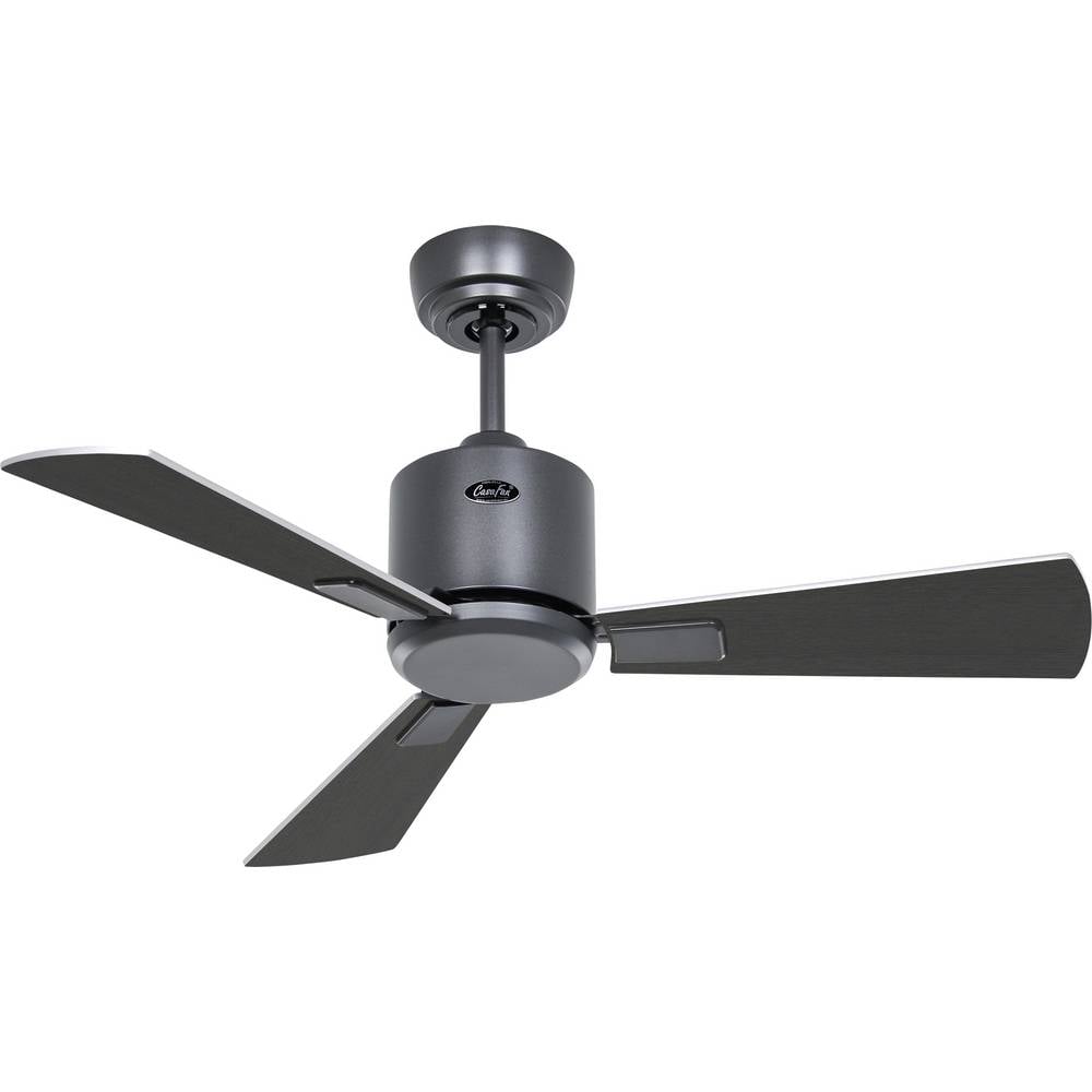 CasaFan ECO NEO III 92 BG-WN/SI WiFi Flügel Wenge/silber Plafondventilator Basaltgrijs Met afstandsbediening, Timer, Met wintermodus, Bediening via App