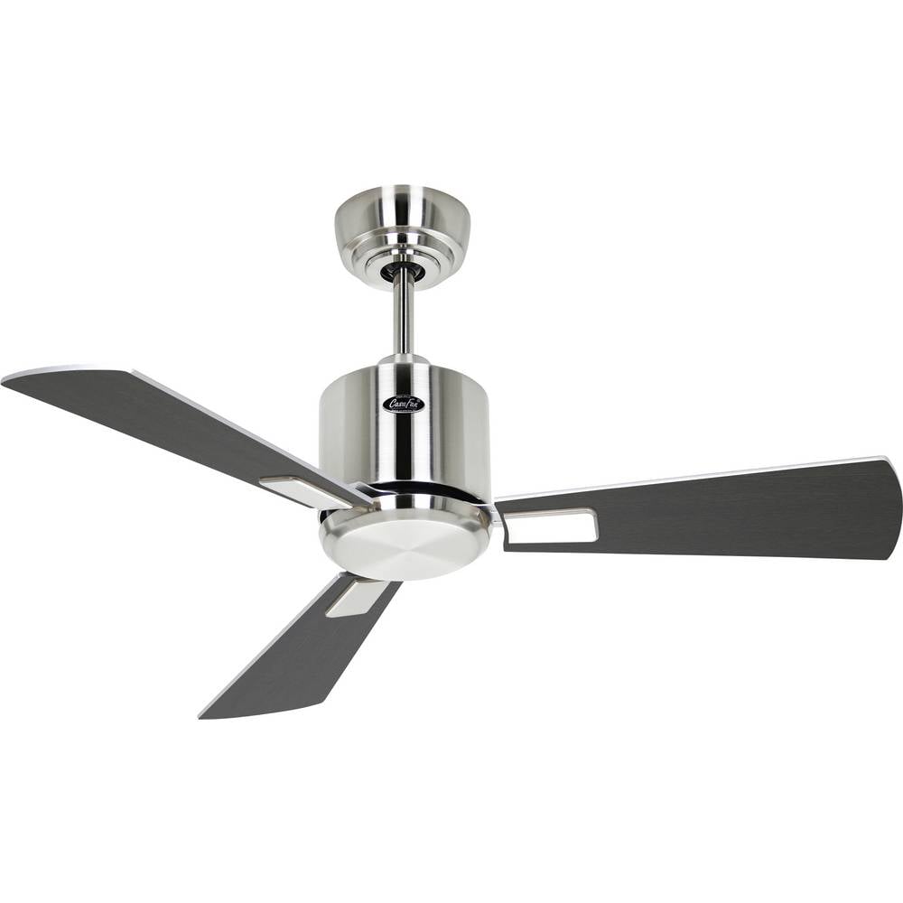 CasaFan ECO NEO III 92 BN-WN/SI WiFi Flügel Wenge/silber Plafondventilator Chroom (geborsteld) Met afstandsbediening, Timer, Met wintermodus, Bediening via App