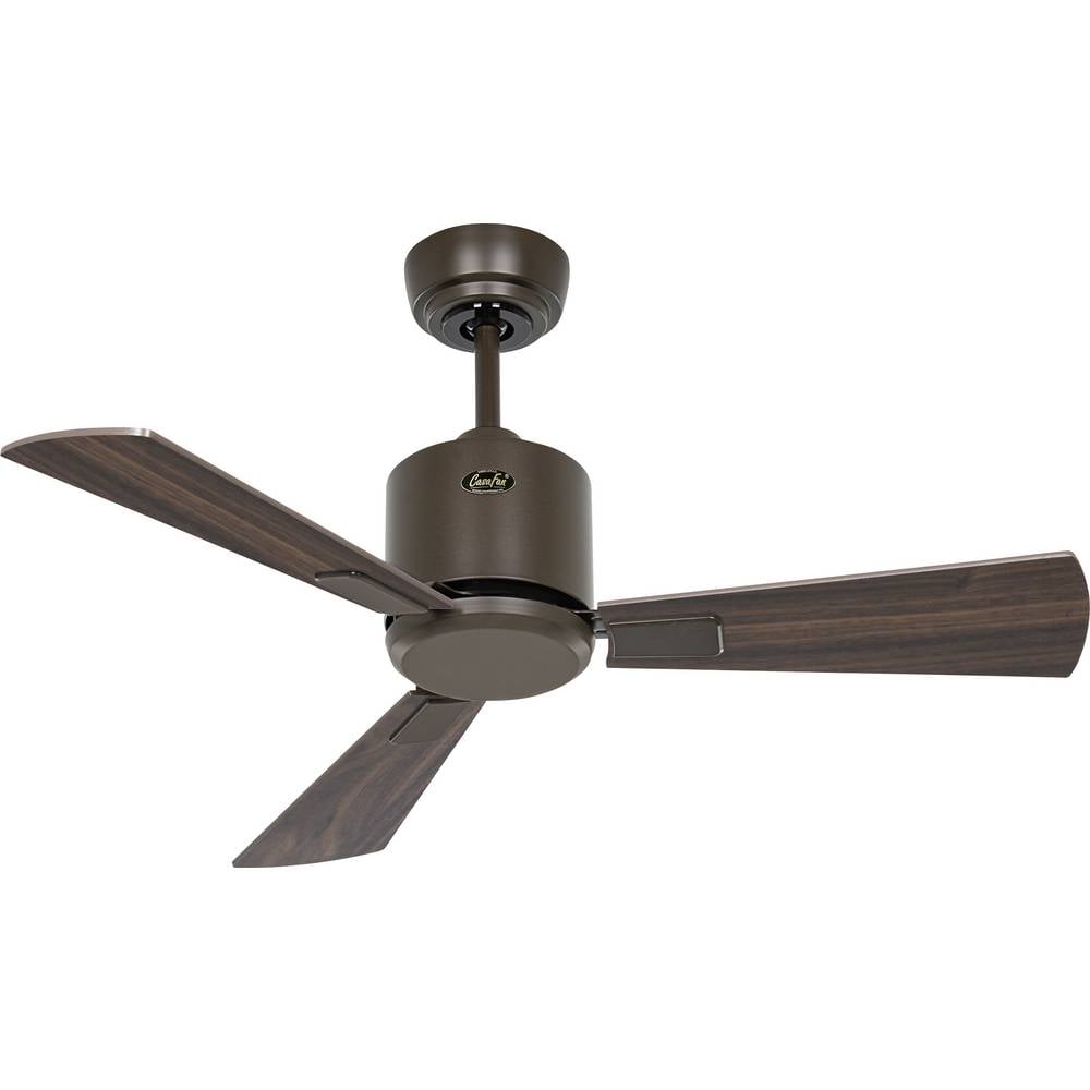 CasaFan ECO NEO III 92 BZ-NB/KI WiFi Flügel Nussbaum/Kirsche Plafondventilator Brons Met afstandsbediening, Timer, Met wintermodus, Bediening via App