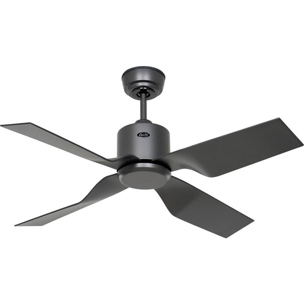 CasaFan ECO VENTOS IP44 102 BG-BG WiFi Flügel basaltgrau Plafondventilator Basaltgrijs Met afstandsbediening, Timer, Met wintermodus, Bediening via App