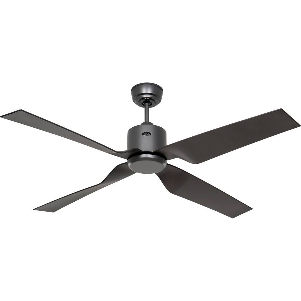 CasaFan ECO VENTOS IP44 132 BG-BG WiFi Flügel basaltgrau Plafondventilator Basaltgrijs Met afstandsbediening, Timer, Met wintermodus, Bediening via App