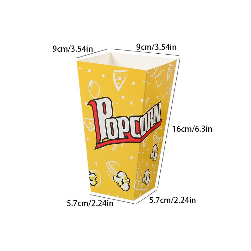 Quhgahfa 10 stuks gestreepte popcorn papieren dozen emmers rood witte strepen zakken snack containers voor babyshowers verjaardagen feestbenodigdheden