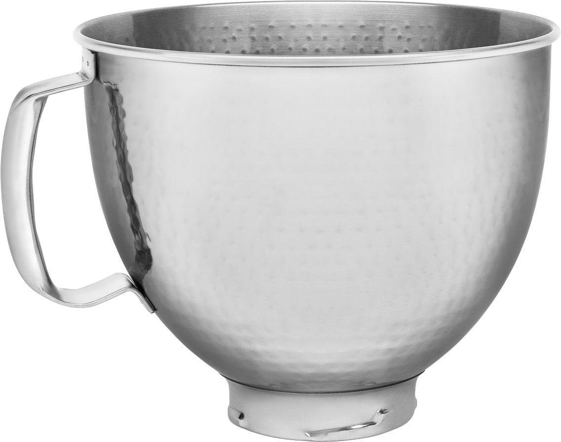 KitchenAid Keukenmachineschaal 5KSM5SSBHM gehamerd met handgreep