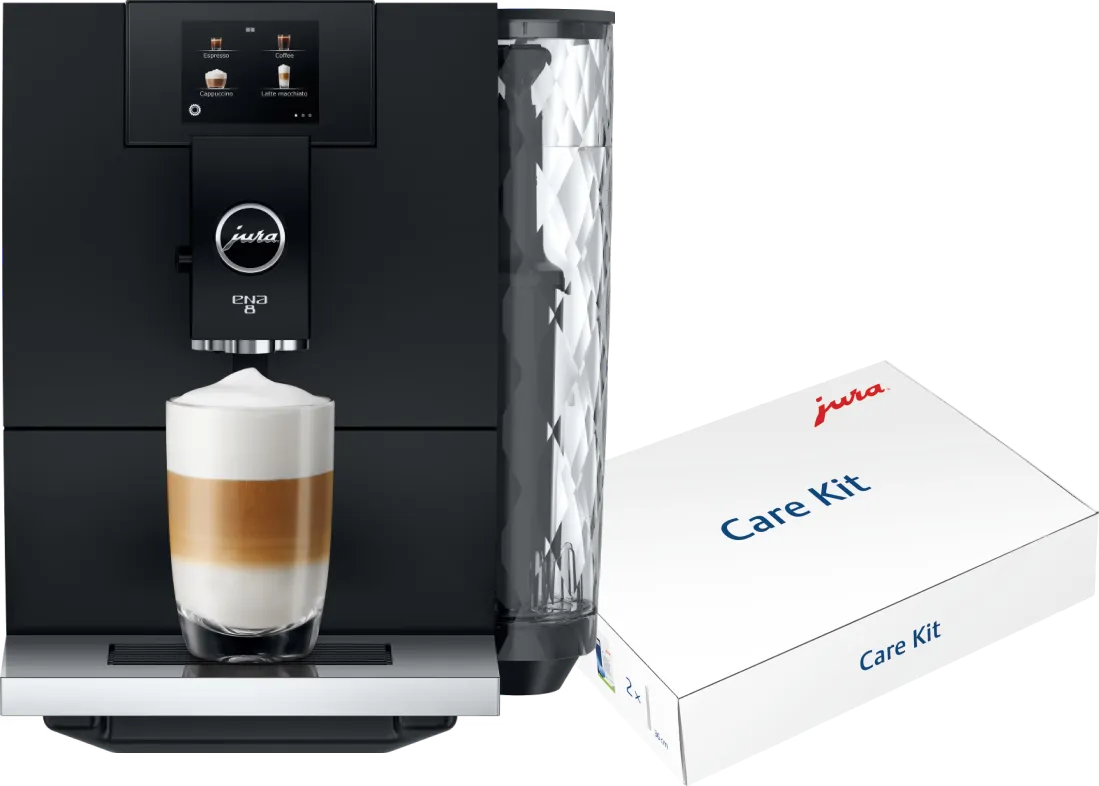 Jura ENA 8 Full Metropolitan Black (EC) + Onderhoudspakket