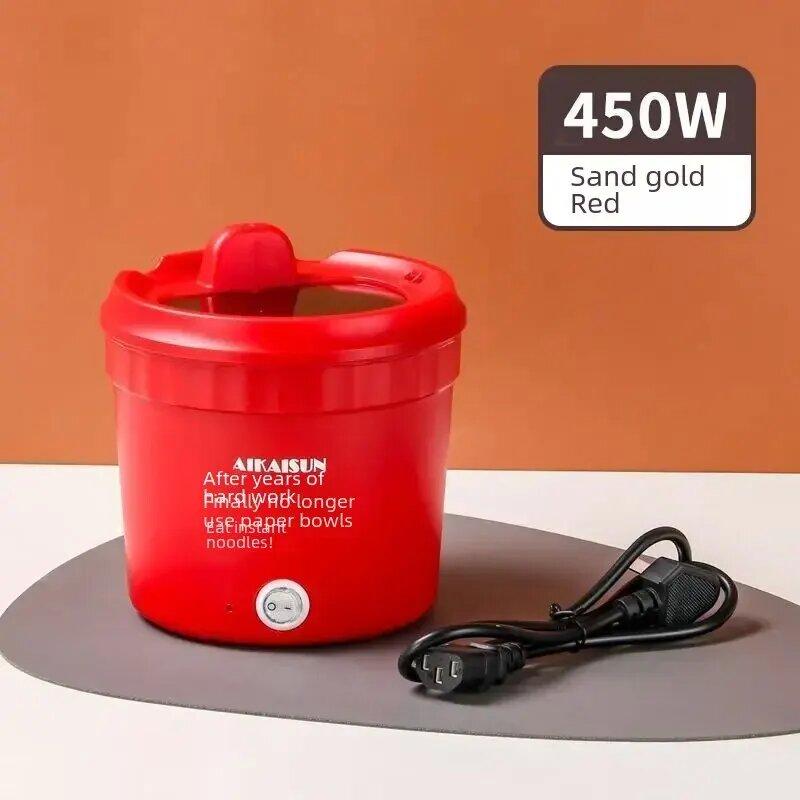 Indoor Furniture 450W Mini elektrische kookpot Multifunctionele rijstkoker Instant noedels Pap omelet Snelkookpan Koekenpan 1-2L