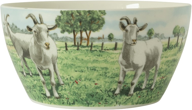 Wiebe van der Zee Wiebe's Farm Kom geit Ø13cm 6st
