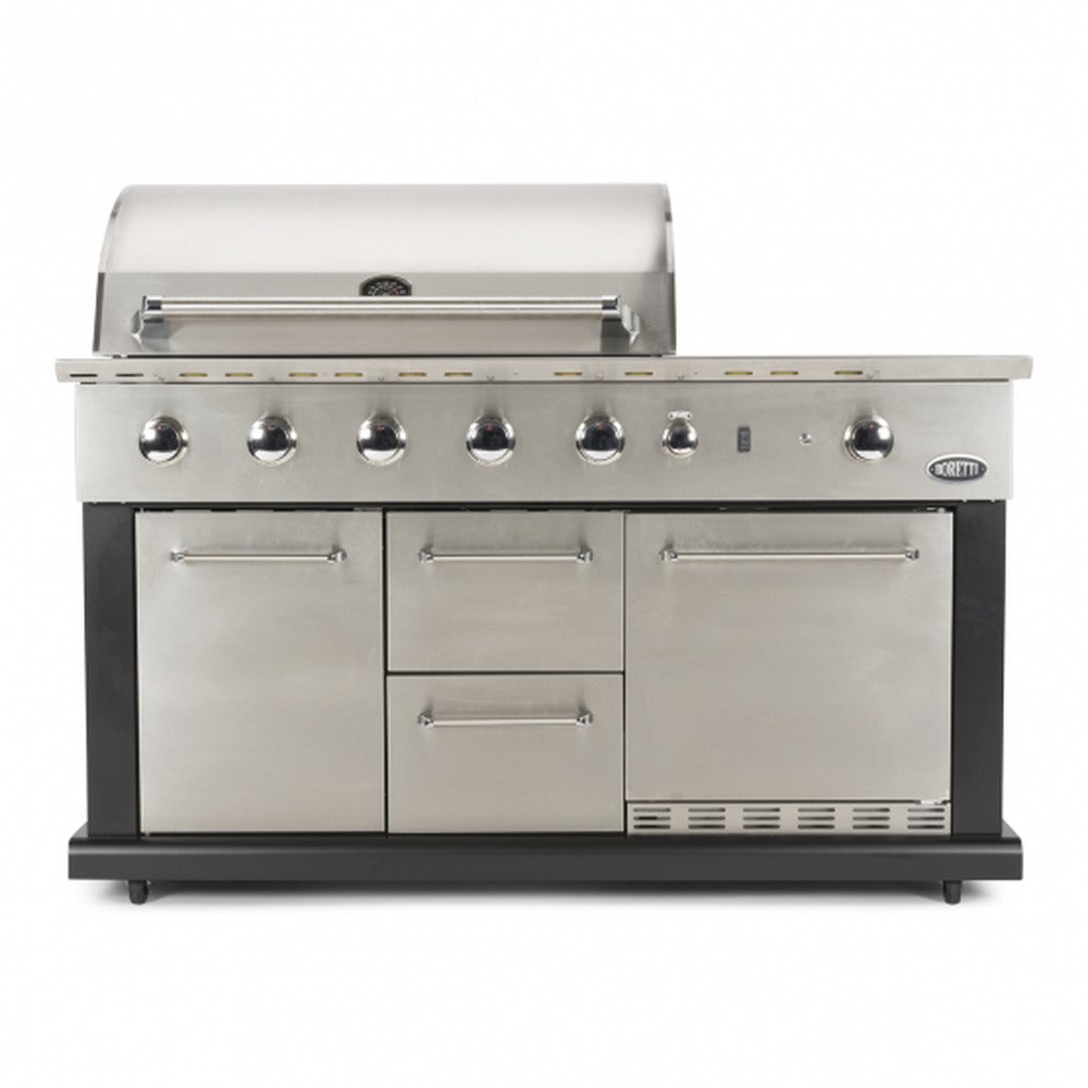 Boretti Barbecue Luciano - Zilver | Gasbarbecues | 8718144023848