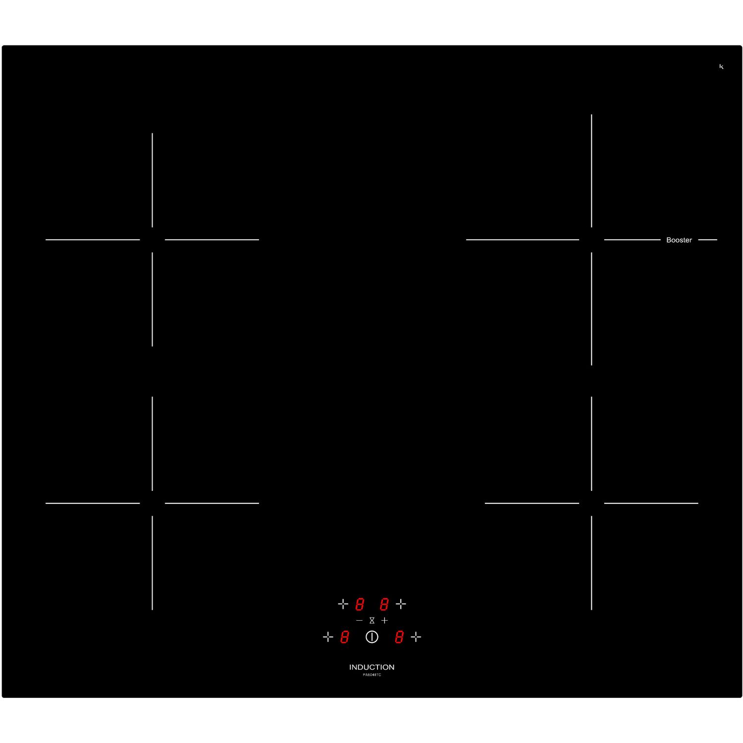 Praxis Electrum Inductiekookplaat Pa6041itc Zwart 60cm