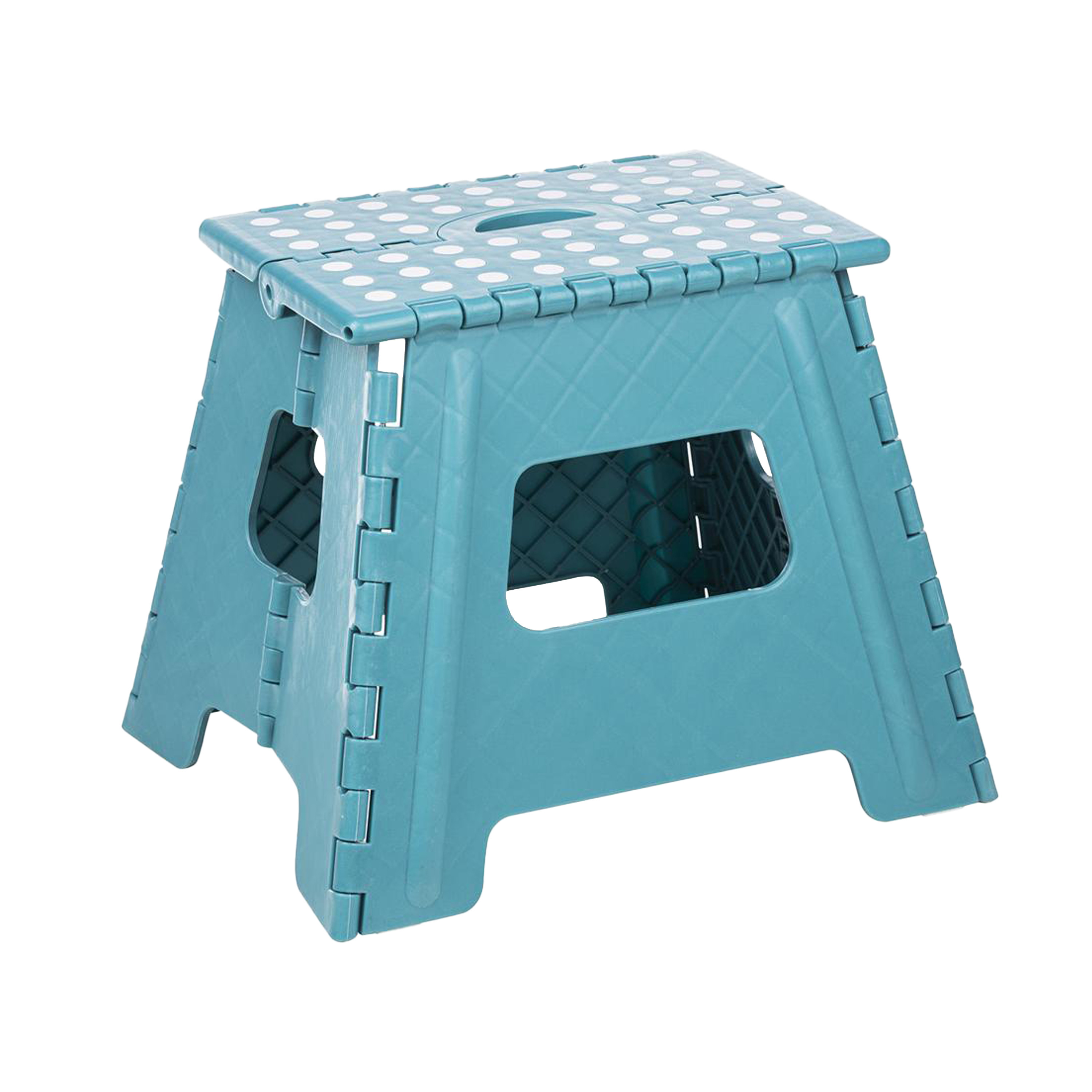 HI Huishoudtrap - blauw - x 32 x 31 cm - opvouwbaar - keukentrap -
