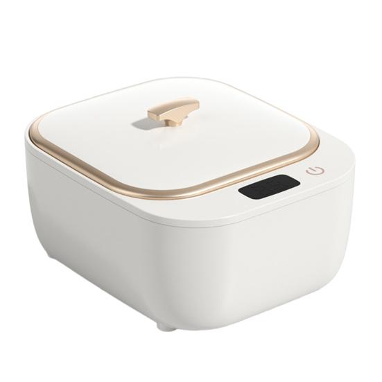 Moxia Professionele ultrasone retainerreiniger met timer Hoge frequentie waterdichte US Plug kunstgebit sieraden reinigingsmachine wit