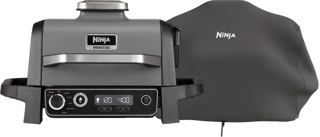 Ninja Woodfire Outdoor Grill OG701EU +  Woodfire Hoes XSKCOVEREUUK