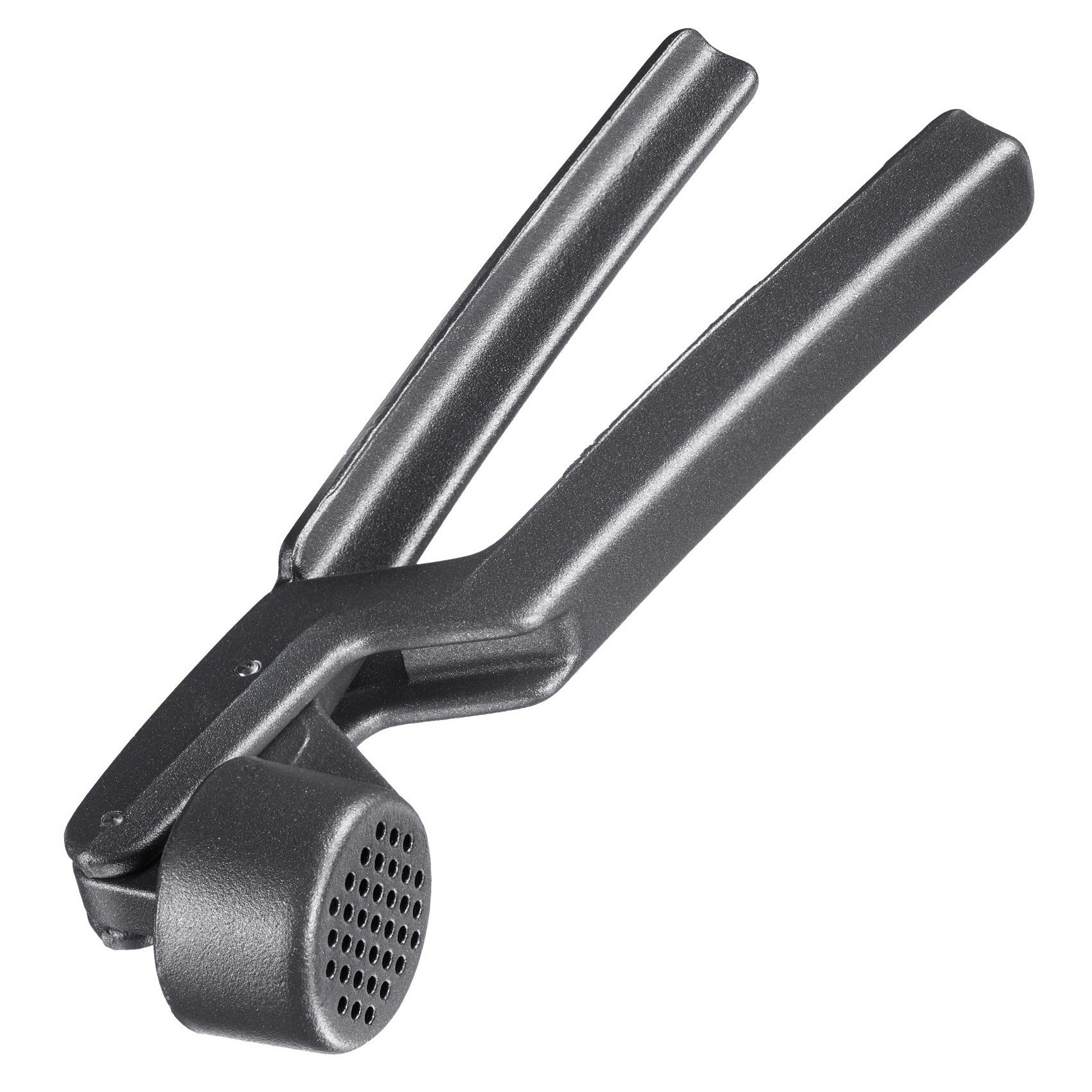 Westmark Knoflookpers - zwart - aluminium - 16 cm - keuken gerei -
