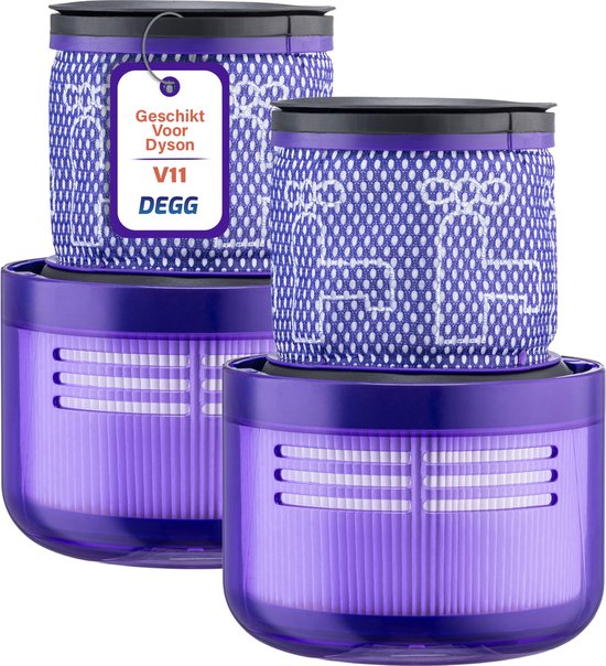 DEGG  Hepa Filter Geschikt voor Dyson V11 & V15 - Wasbaar - Vervangt Dyson V11 & V15 Filter - Onde