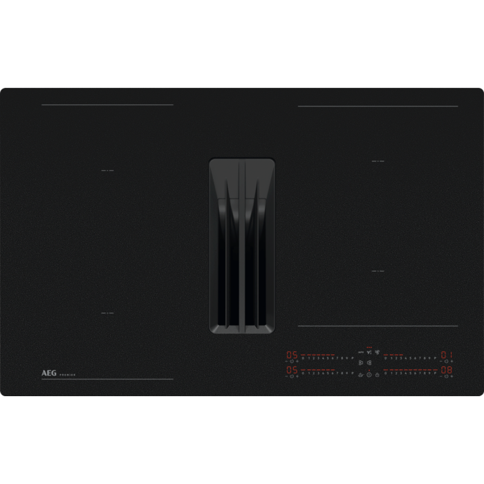 AEG Kookplaat met afzuiging - 7000 ComboHob SenseFry SaphirMatt 80 cm PE7000S80