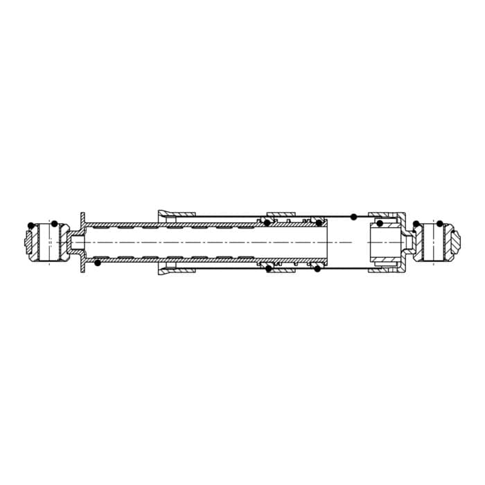 AEG schokdemper, set, 60N 8581322553513
