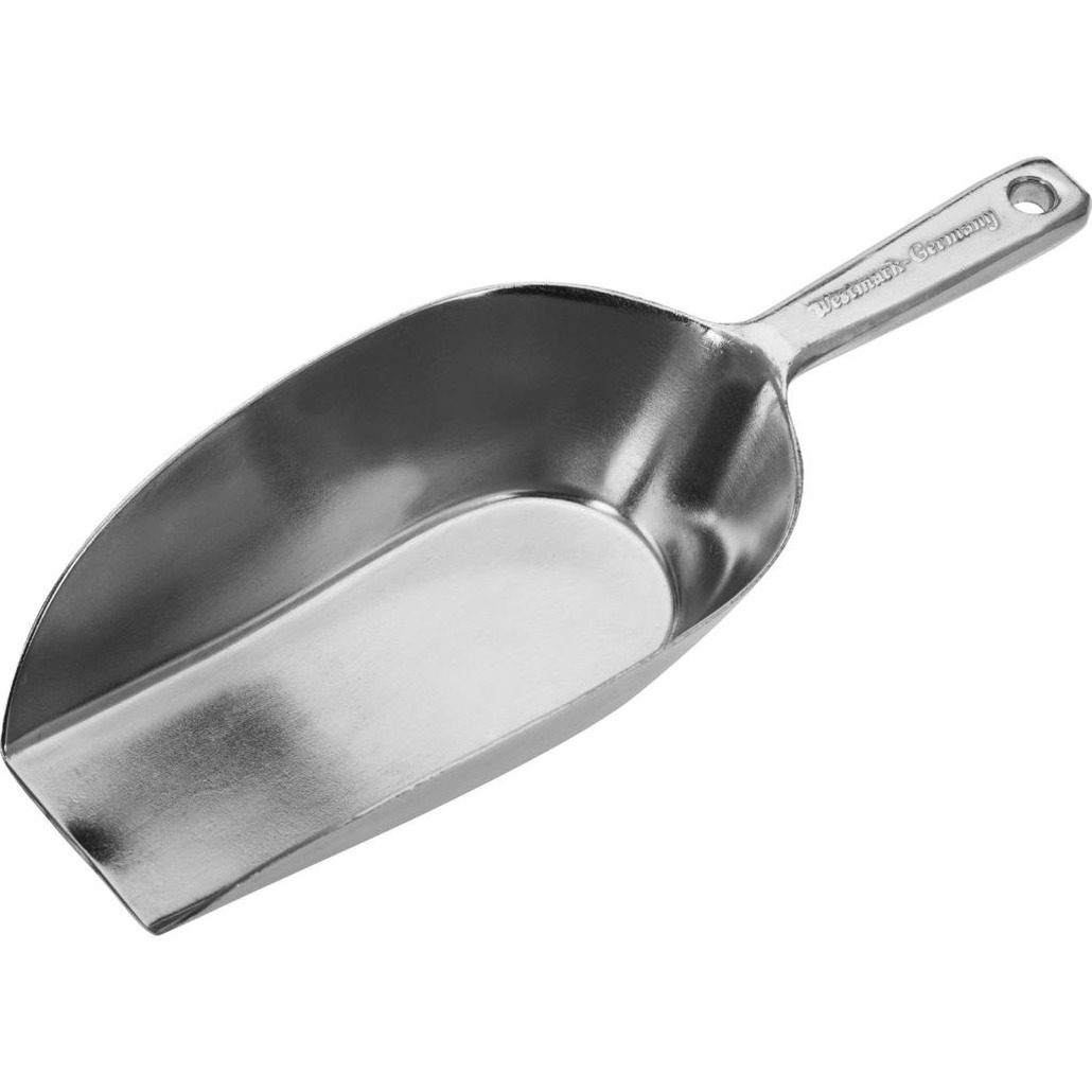 Westmark Keukenhulp voedsel doseer schep - aluminium - ml - 13 x 5 cm - opstaande rand -