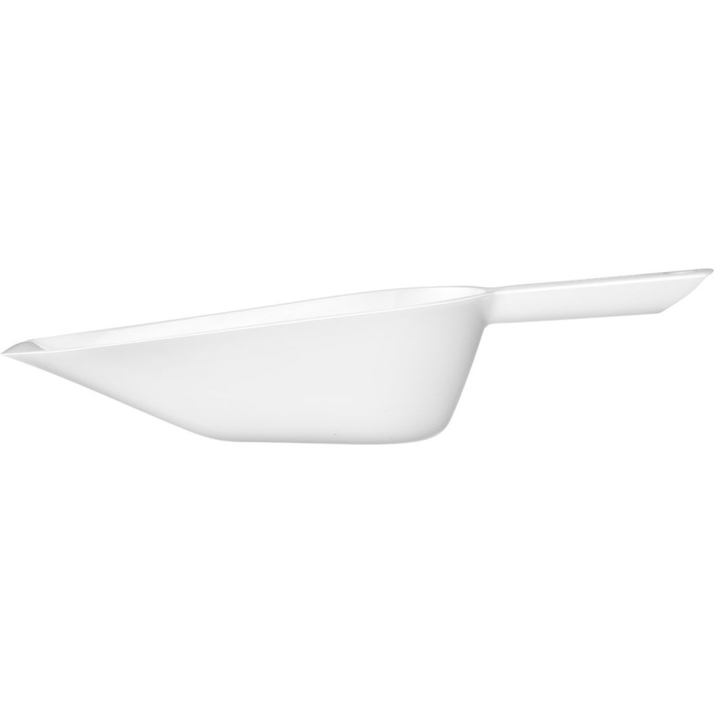 Merkloos Keukenhulp voedsel doseer schep - kunststof - 1400 ml - x 15 cm - opstaande rand -