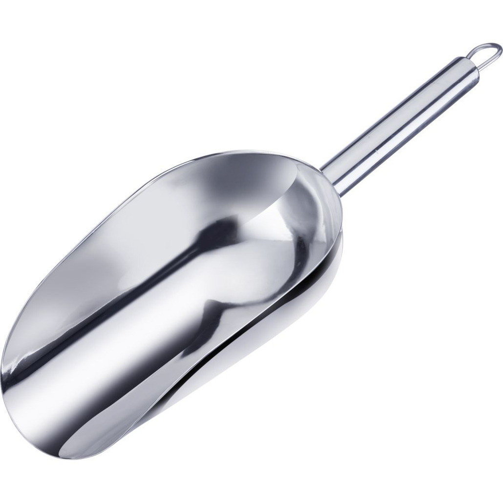 Westmark Keukenhulp voedsel doseer schep - rvs - 300 ml - 27 x 9 cm - opstaande rand -