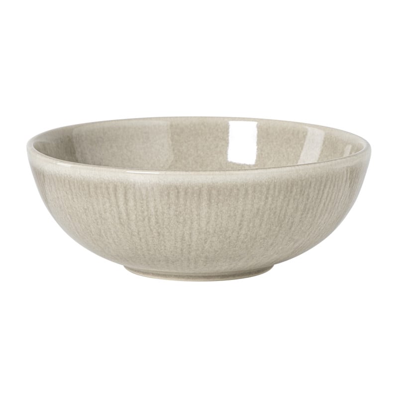 Xenos Schaal fuji - beige - ø17x6 cm