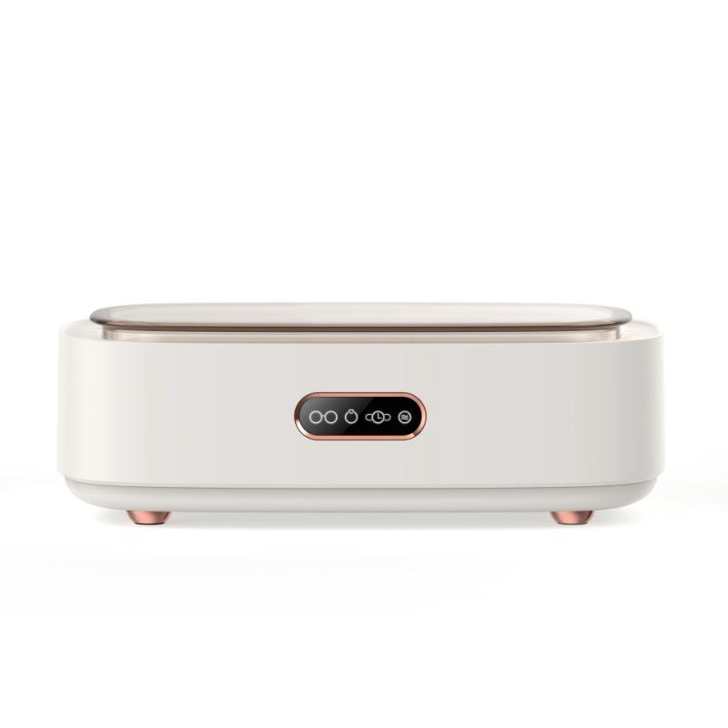 Essager Electronic Ultrasone reiniger 45000 Hz Hoge frequentie Vibratio Wash Cleaner Badtimer voor sieraden Onderdelen Bril Horloge Scheermes Make-up kwasten EU wit