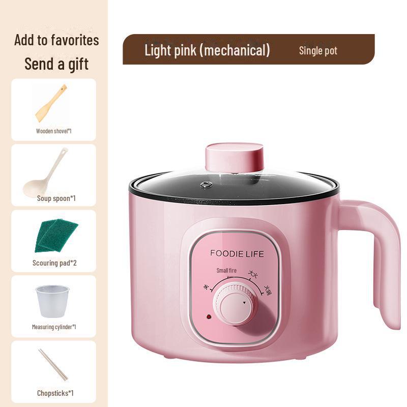 CrossCart Multi-Function Mini Electric Cooker: Rice, Frying & Reservation, UK/EU Standard 220V Domestic Use