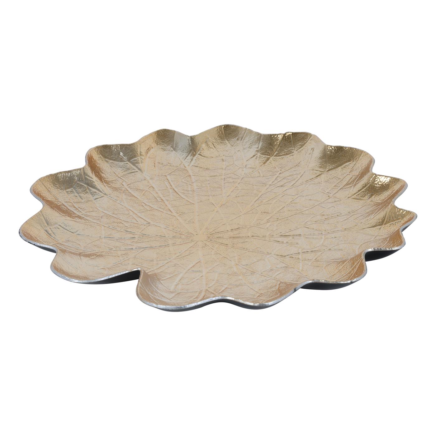 Countryfield Schaal Dara goud 33x3x2cm