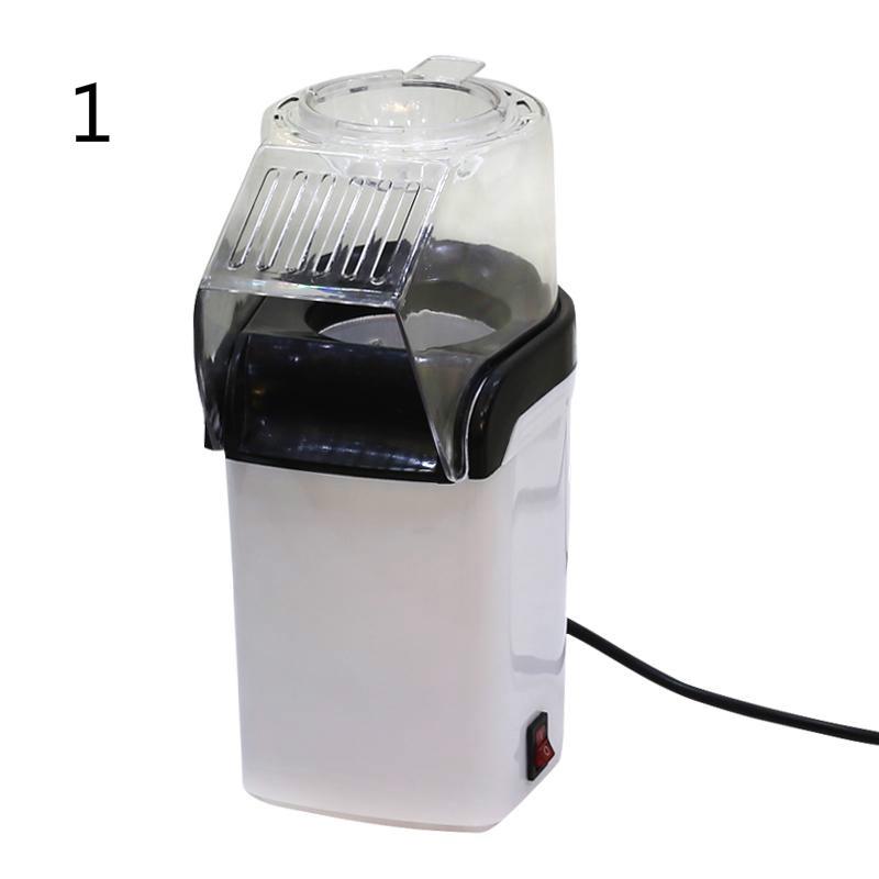 Onlyly Popcornmachine Thuis DIY Huishouden Kinderen Elektrische Mini Popcorn Maker Popper Plain 1-EU Plug wit