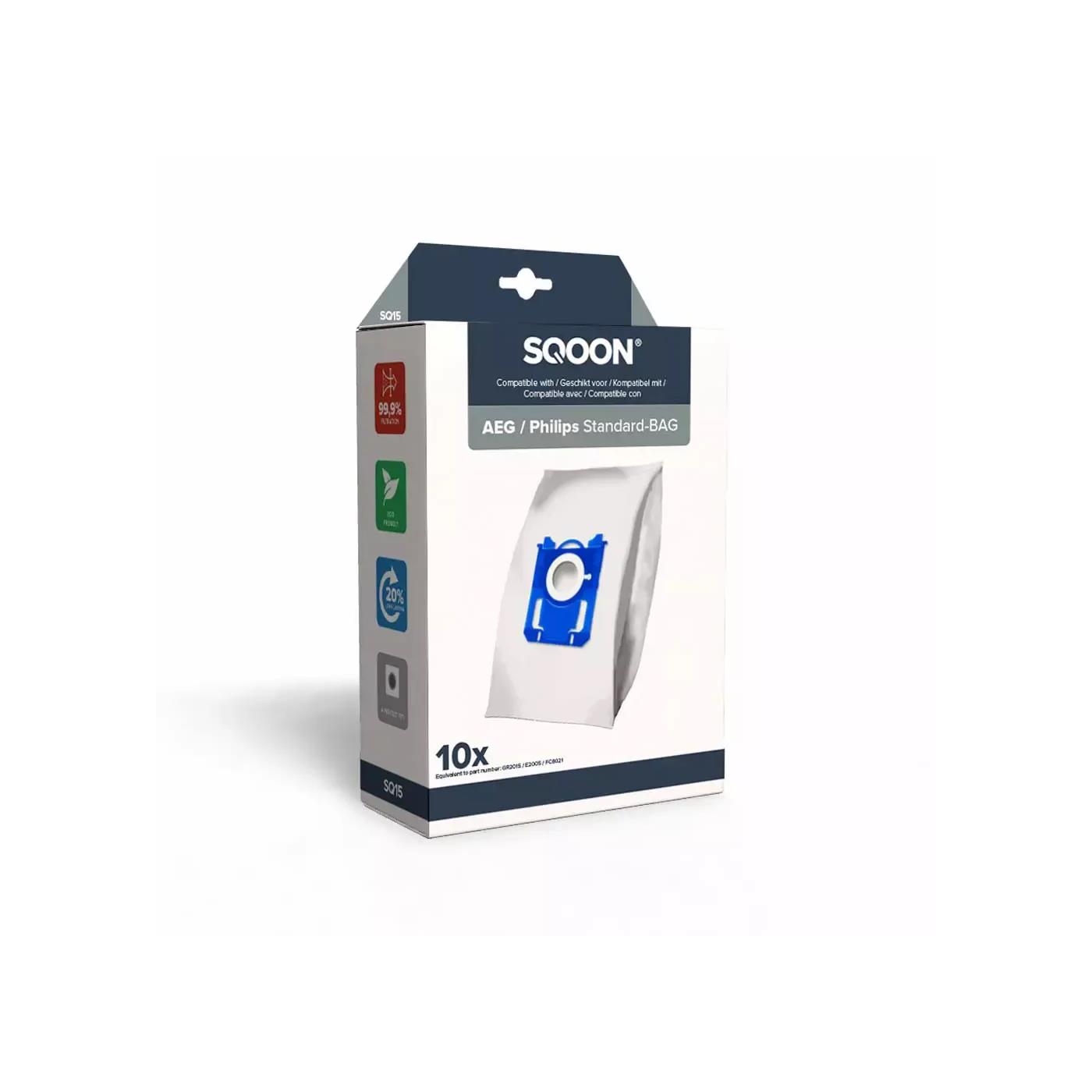 SQOON Stofzuigerzak Philips Stand. 10st