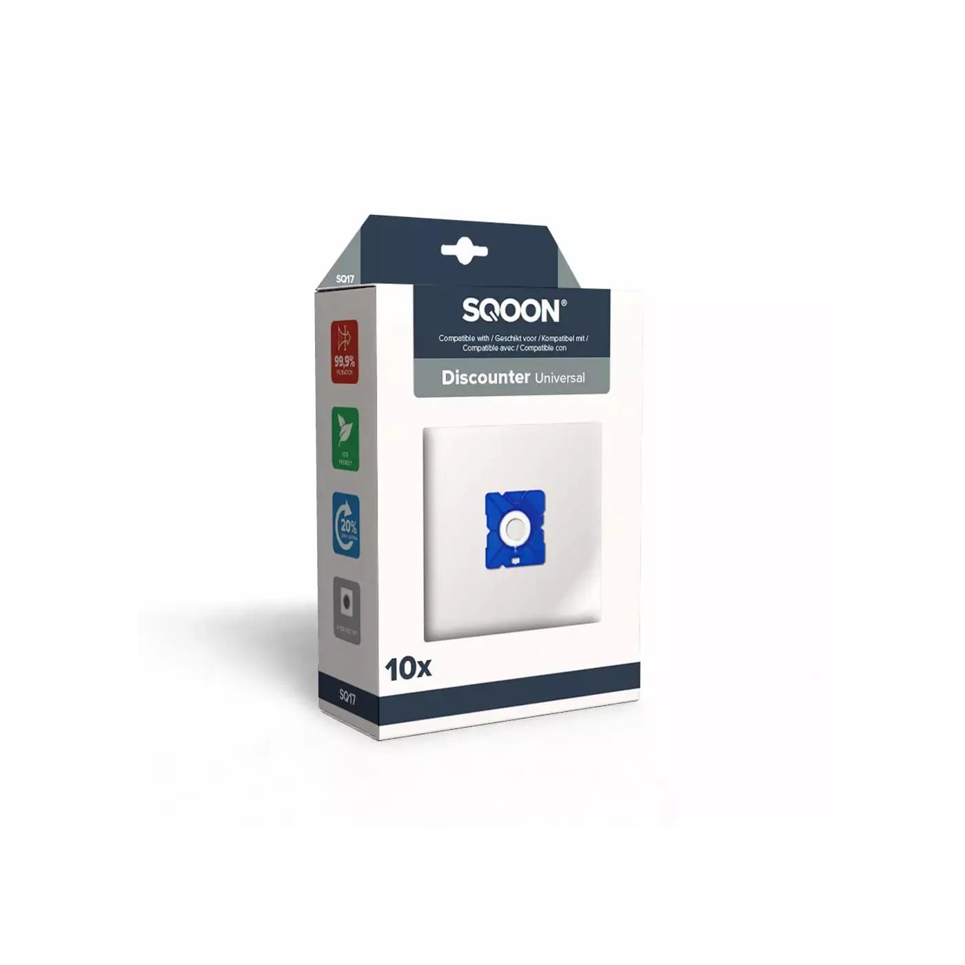 SQOON Stofzuigerzak Discounter 10st