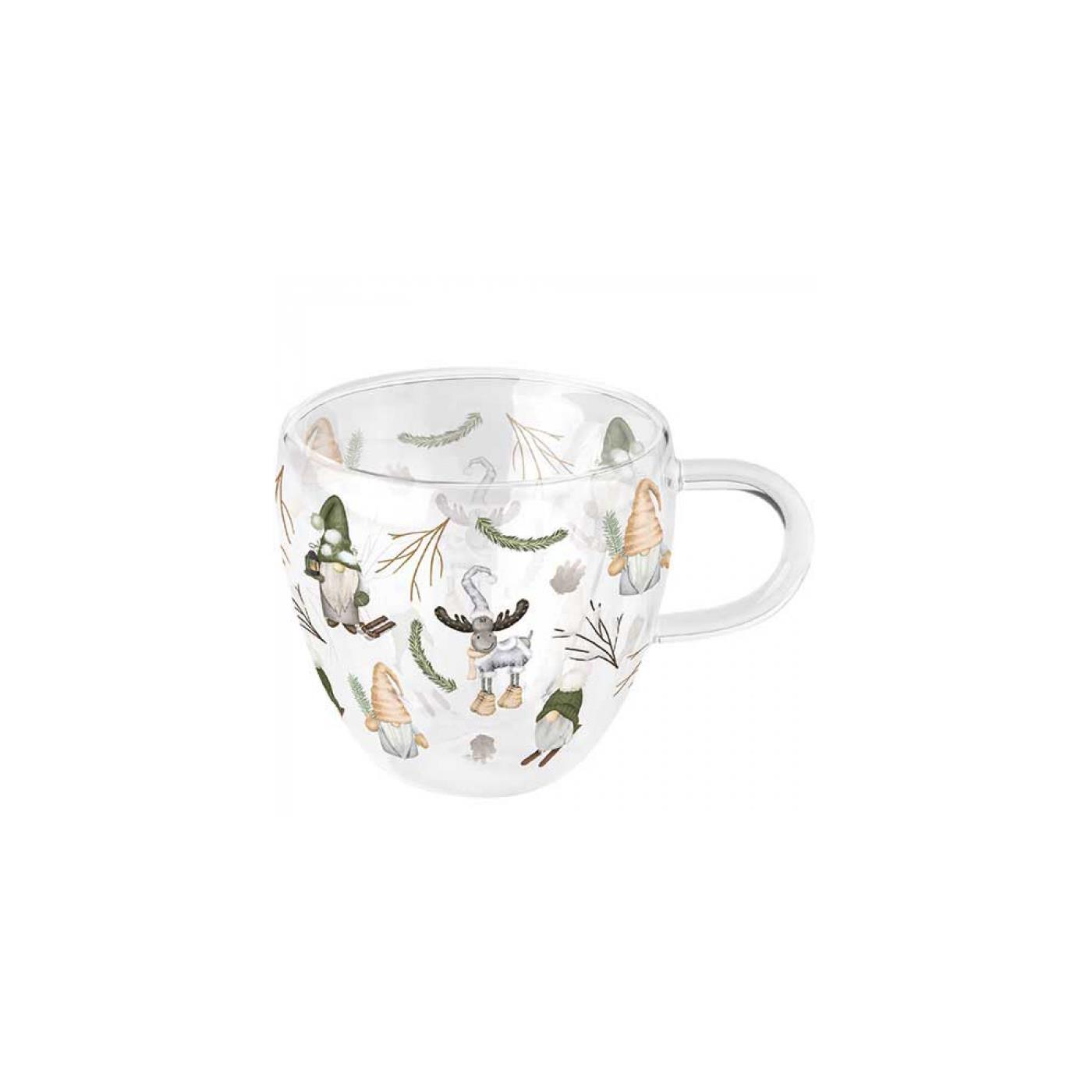 Ambiente Glas 200ml Forest gnomes