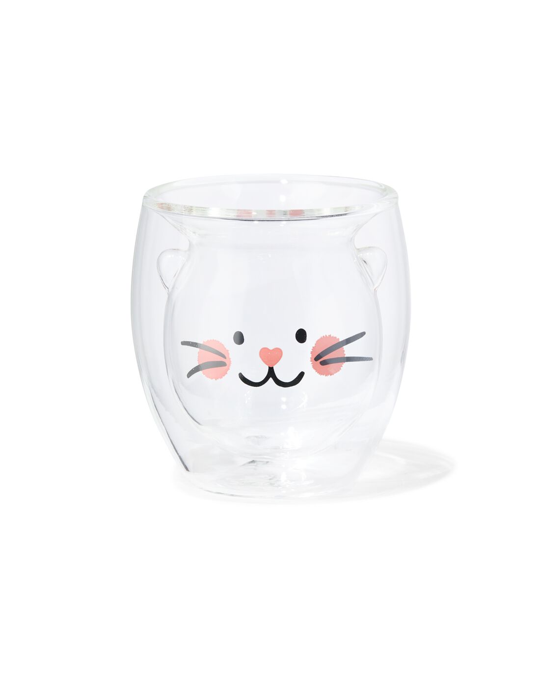 HEMA Glas Dubbelwandig 7.2x6.8cm Kat