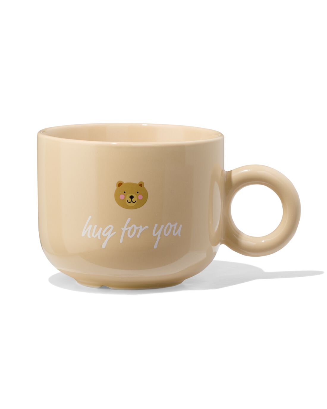 HEMA Mok 480ml Teddybeer 'hug For You' Beige