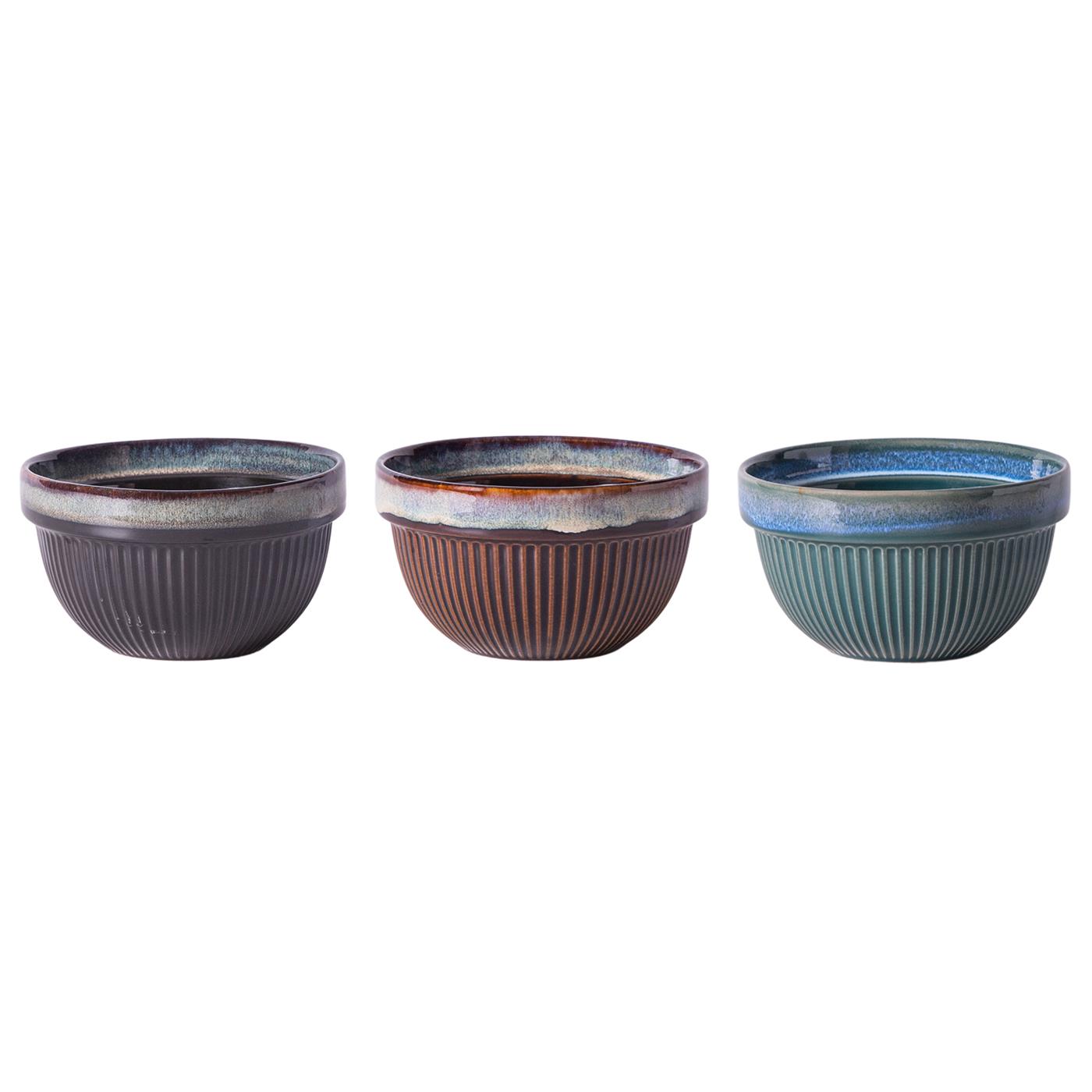 Merkloos Schaaltje rib doos a 6 580ml Ø13,5cm