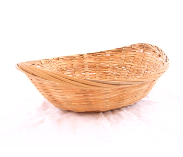Baskin Broodmand bamboe ovaal 22x17x6/7.5cm