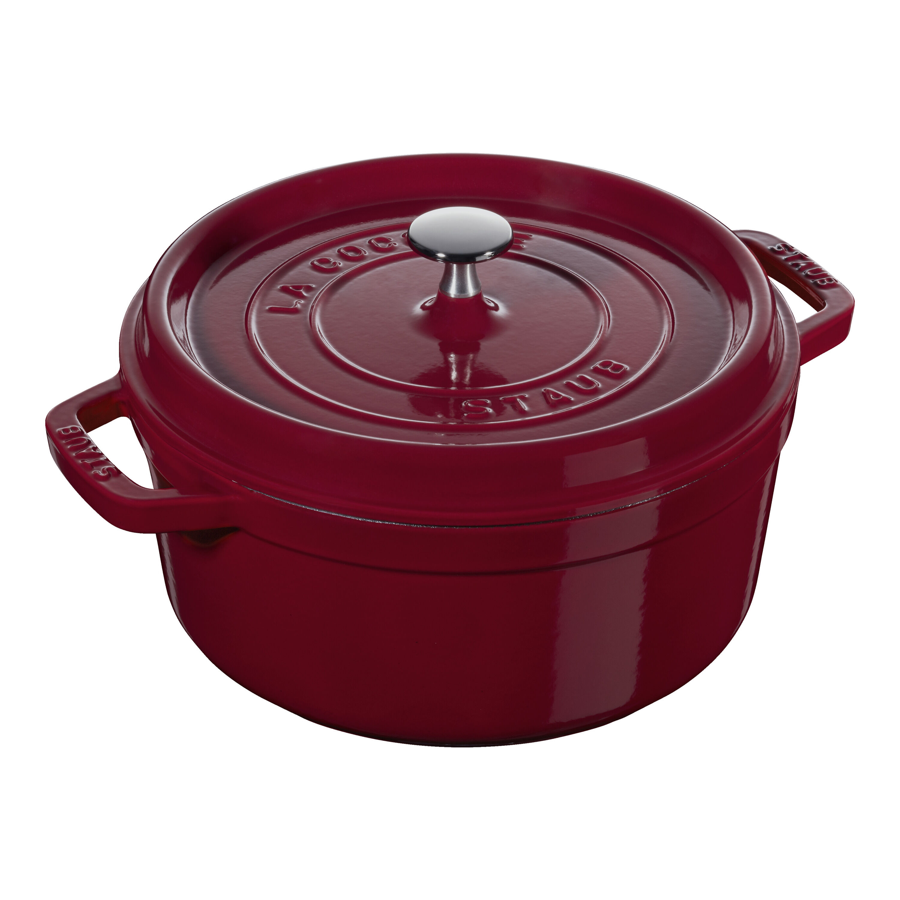 Staub La Cocotte Cocotte 24 cm / 3,7 l, Rond, Bordeaux - La Cocotte - 