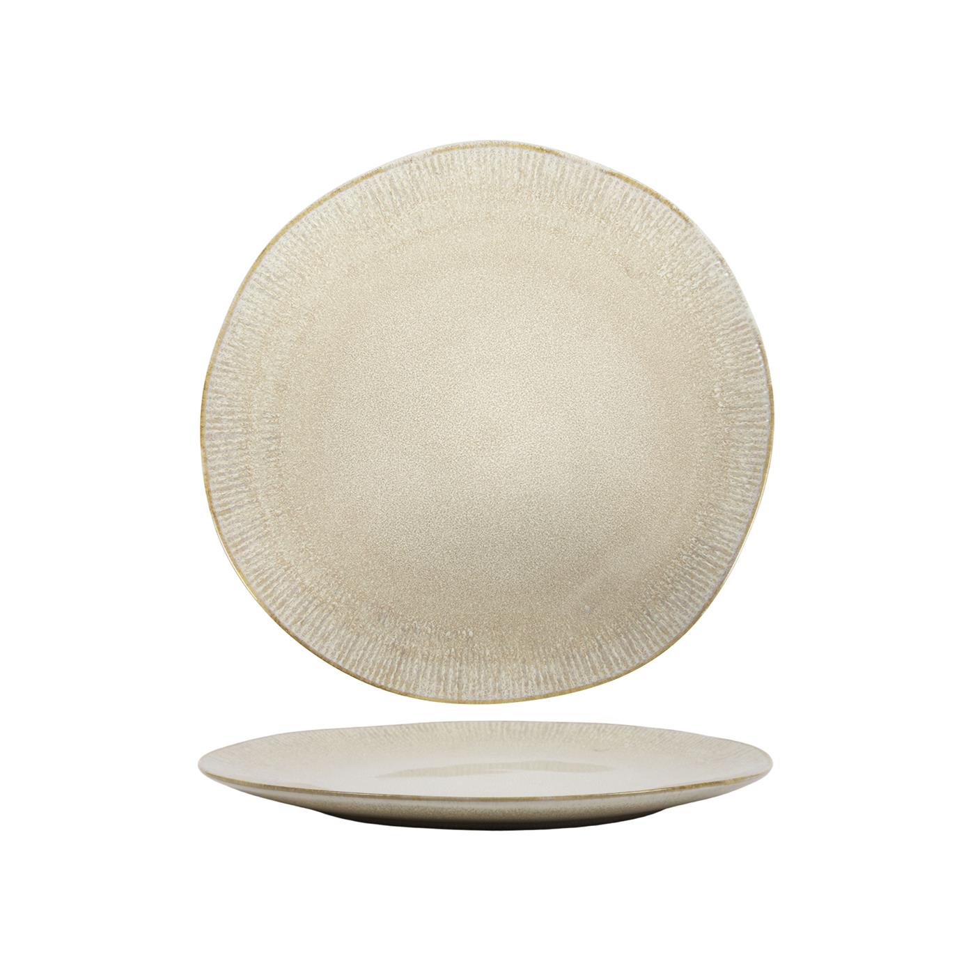 Merkloos Dinerbord Sahara beige doos a 6 Ø27cm